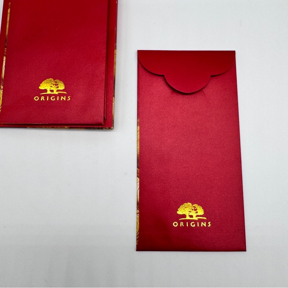 ORIGINS Red & Gold Envelopes 5pc - Picture 5 of 7